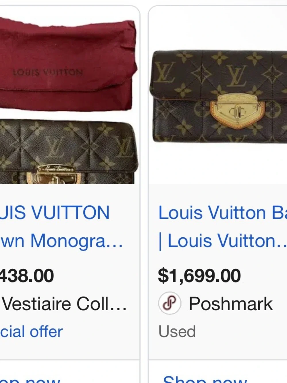 Louis Vuitton Monogram Etoile Sarah Wallet